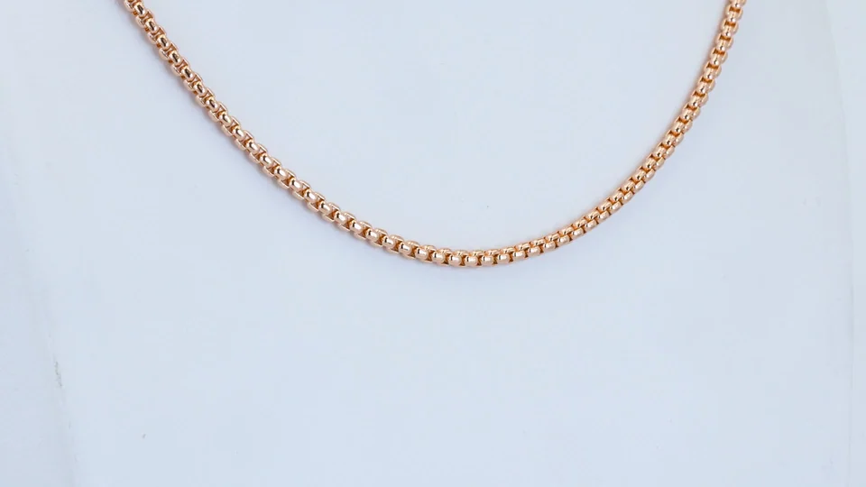 Zanjir, 18K pushti tilla, bijuteriya, rasm 5