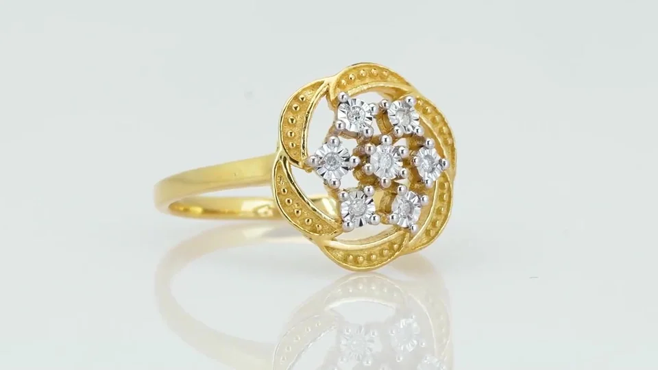Uzuk Kumush 925 brilliant (Tilla yugurtirilgan), rasm 5