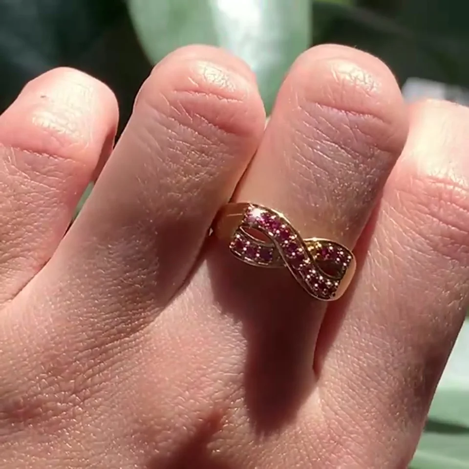 Uzuk Kumush 925 YOquti Linde (tilla yugurtirilgan), rasm 12