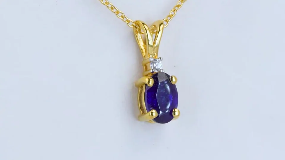 Marjon Kumush 925 Madagaskar safir va oq zirkon, rasm 11