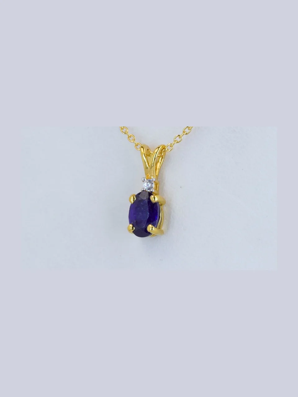 Marjon Kumush 925 Madagaskar safir va oq zirkon, rasm 12