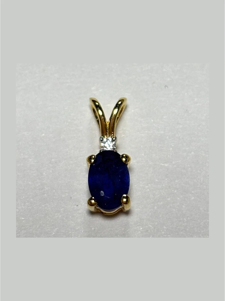 Marjon Kumush 925 Madagaskar safir va oq zirkon, rasm 9