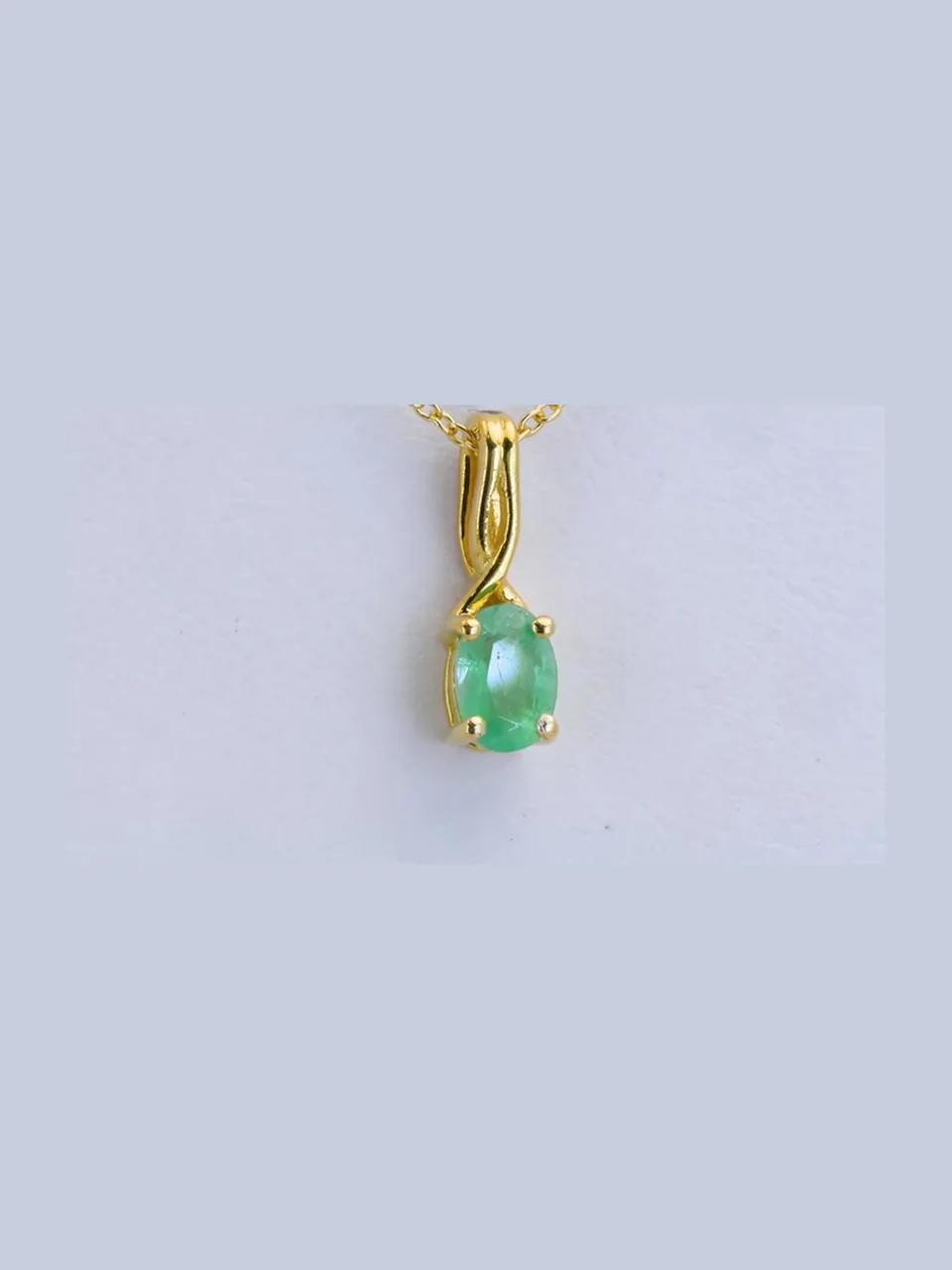 Подвеска Серебро 925 Эфиопский изумруд, фото 8
