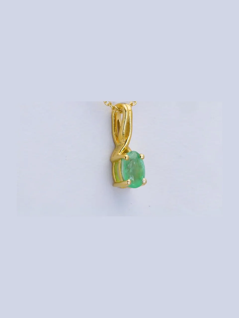 Подвеска Серебро 925 Эфиопский изумруд, фото 10