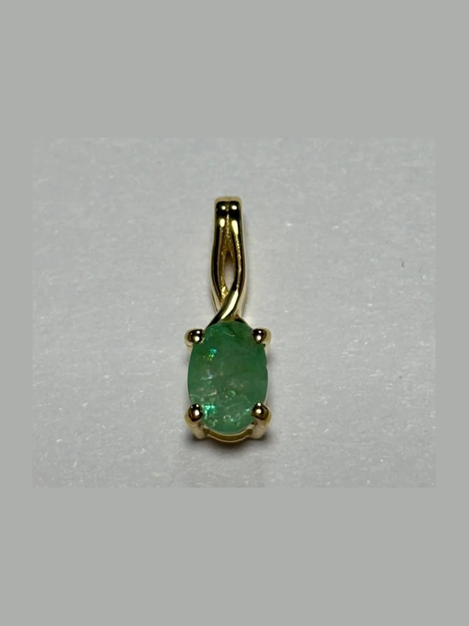 Подвеска Серебро 925 Эфиопский изумруд, фото 11