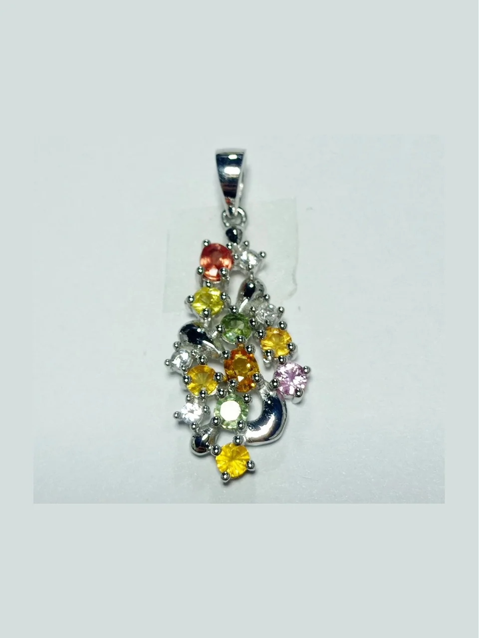 Kulon Kumush 925 Topaz Shveys Afrika Ametist Sitrin Peridot Rodolit Fianit, rasm 2
