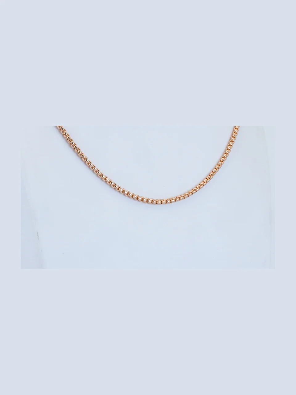 Zanjir, 18K pushti tilla, bijuteriya, rasm 8