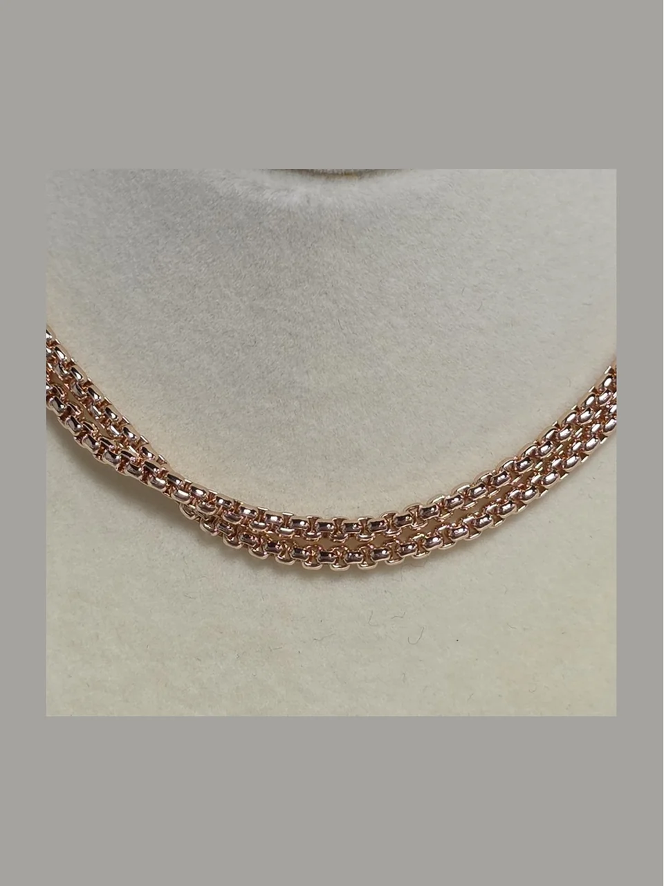 Zanjir, 18K pushti tilla, bijuteriya, rasm 10