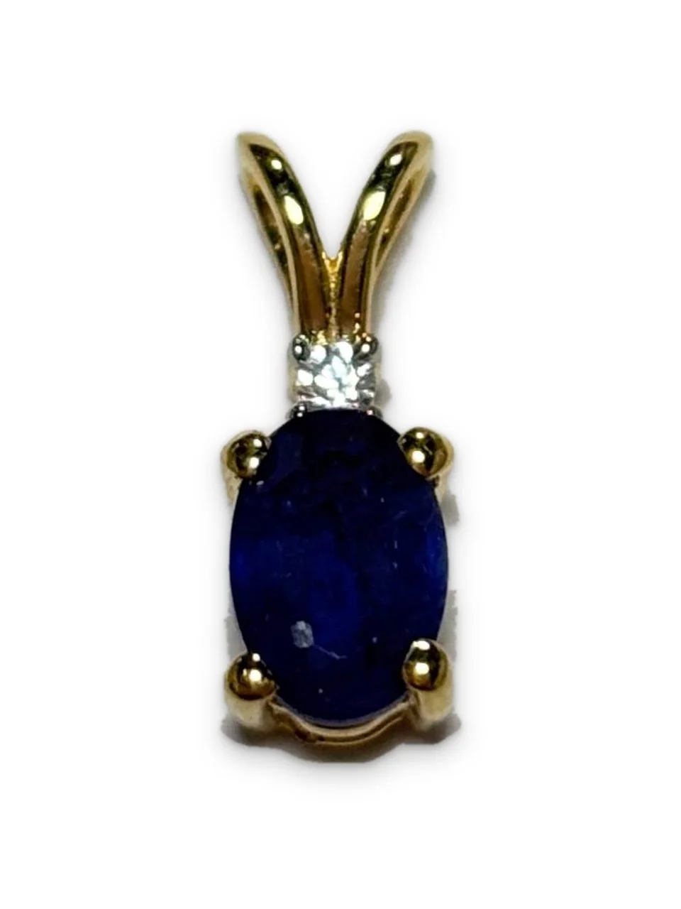 Marjon Kumush 925 Madagaskar safir va oq zirkon, rasm 8