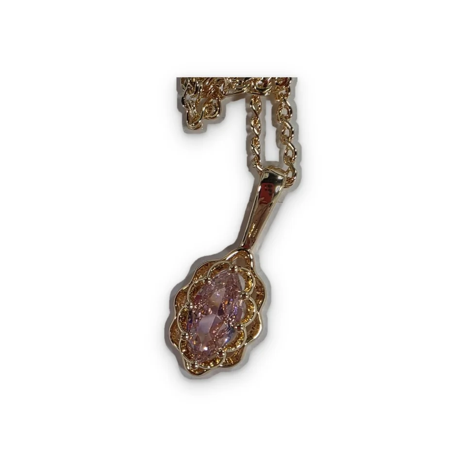 Marjon bijuteriya pushti tilla yugurtirilgan, rasm 4