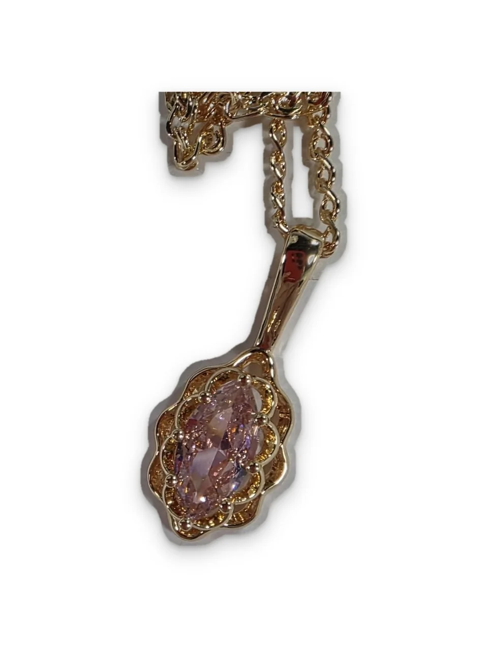 Marjon bijuteriya pushti tilla yugurtirilgan, rasm 5