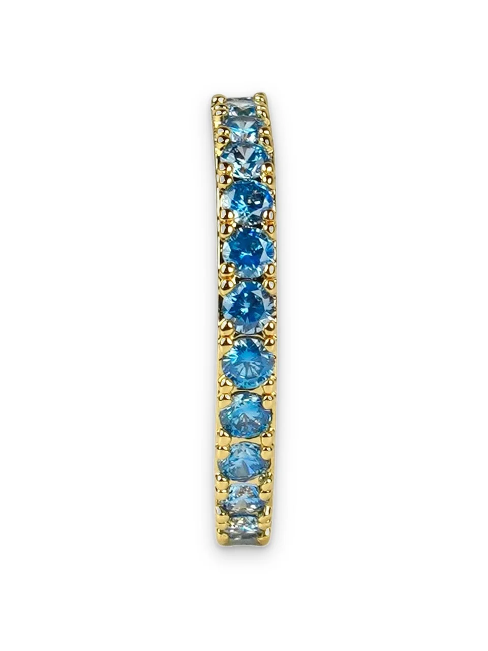 Кольцо бижутерия с фианитом, позолота 18K, фото 6