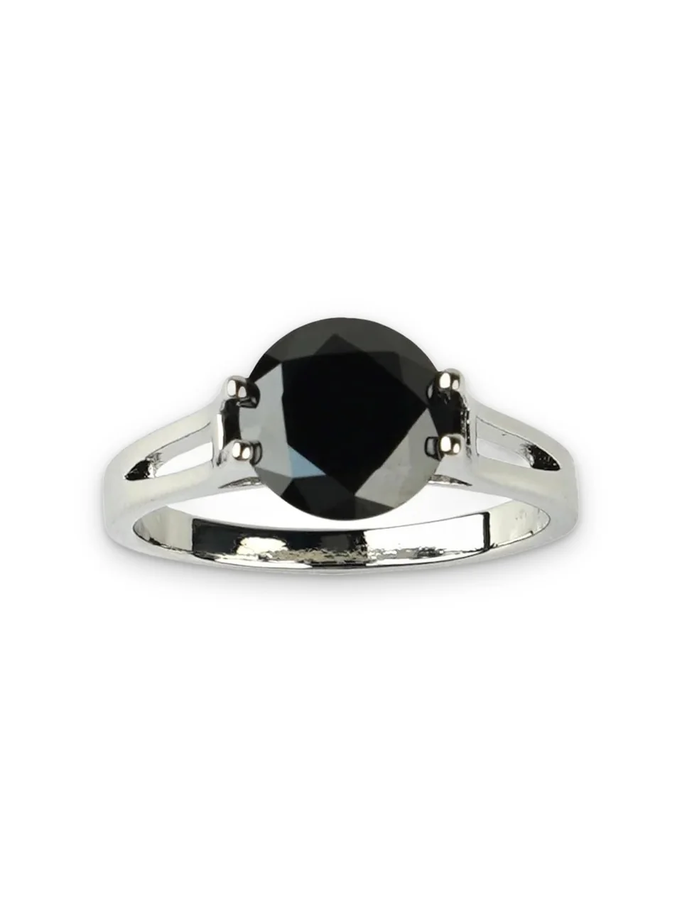 Кольцо бижутерия с фианитом, позолота белым золотом 18K, фото 8