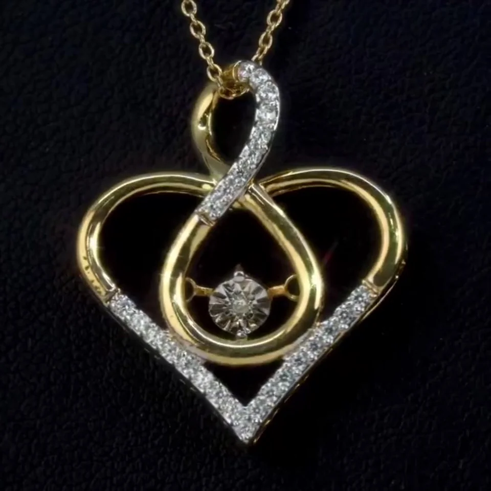 Marjon Kumush 925 Brilliant Oq Fianit (Tilla Yugurtirilgan), rasm 6