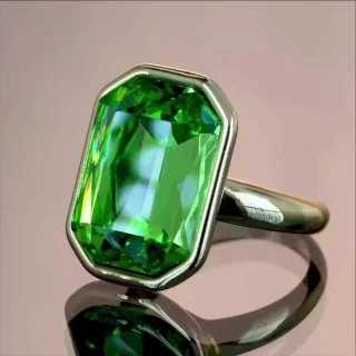 Серьги бижутерия с фианитом, позолота 18К, фото 3