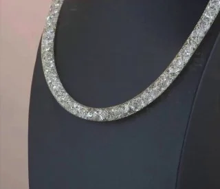 Marjon bijuteriya tilla yugurtirilgan 18 karat va kristall, rasm 3