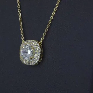 Marjon bijuteriya Sariq tilla yugurtirilgan 18 karat Fianit, rasm 2
