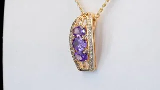 Подвеска розовая позолота 18 карат, бижутерия, фото 19