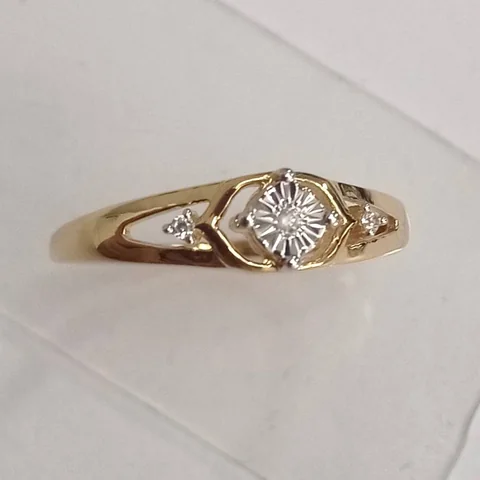 Uzuk Kumush 925 Brilliant (Tilla Yugurtirilgan)