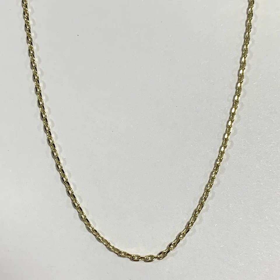 Цепь, позолота 14K, бижутерия, 45 см, фото 1